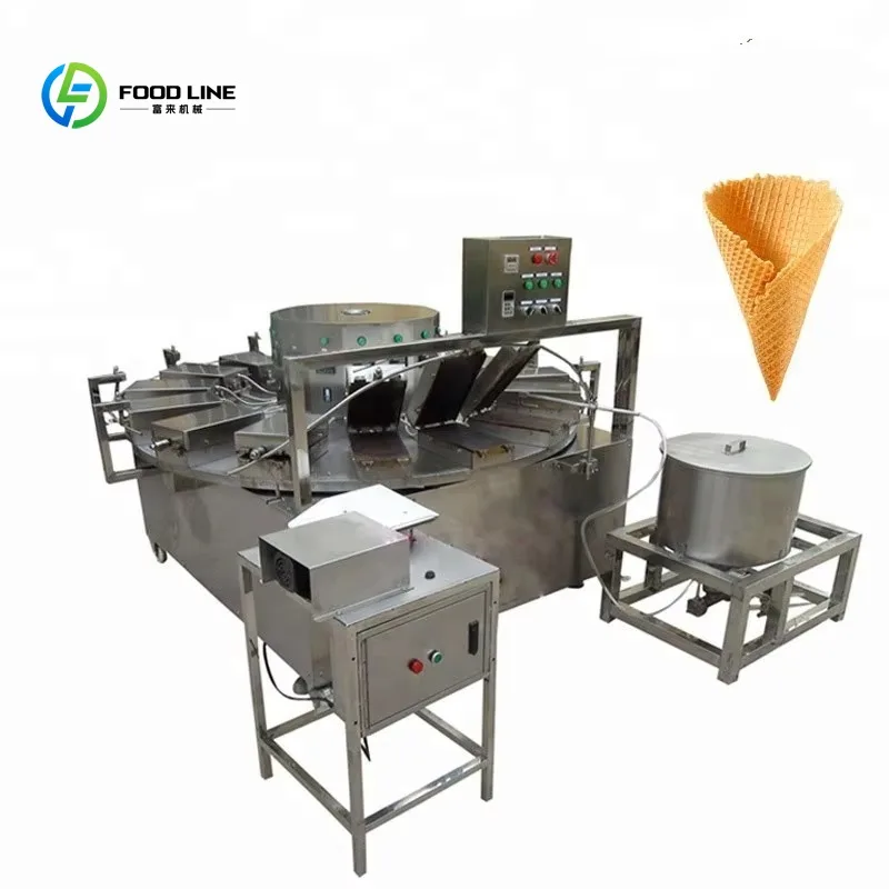 Customized Diameter Waffle Cookie Roll Machine Price Wafer Roll Making Machine
