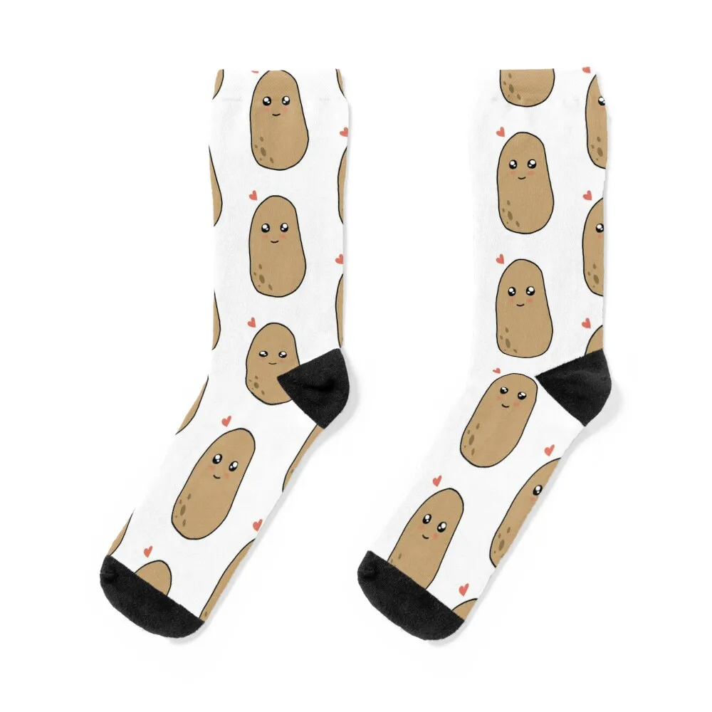 

cute spud potato Socks loose Men's sheer shoes Designer Man Socks Women's short halloween cool Socks Man Women's