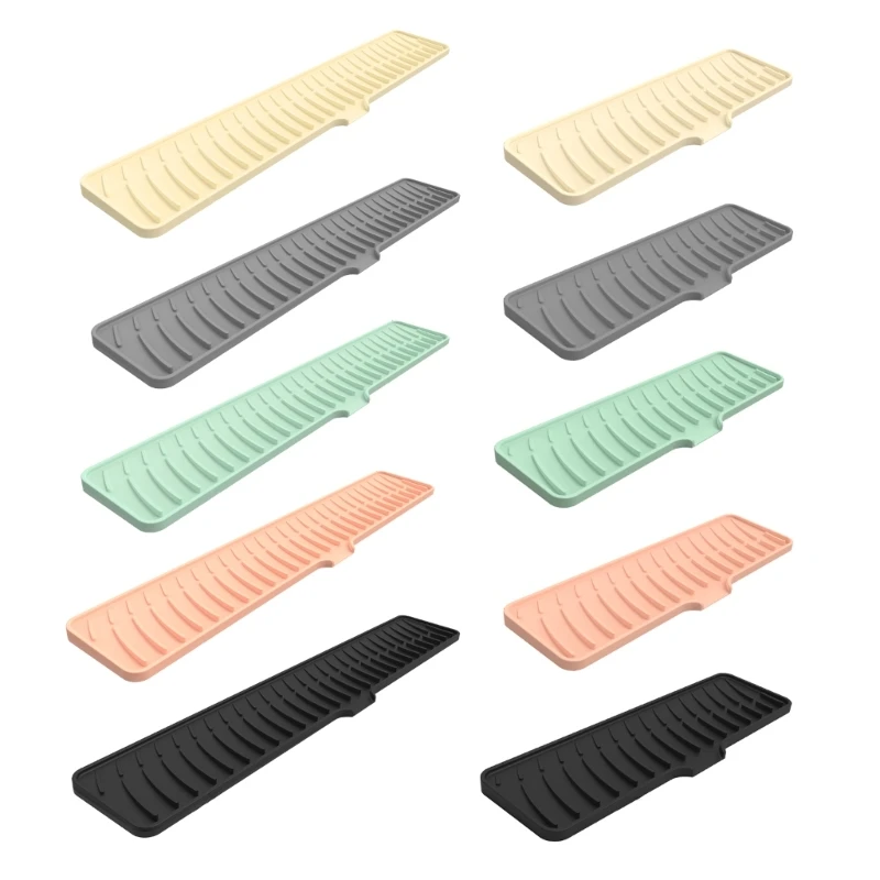 Tappetino per rubinetto in silicone non antiscivolo Tappetino per rubinetto nero Tappetino per gocciolamenti in silicone per per