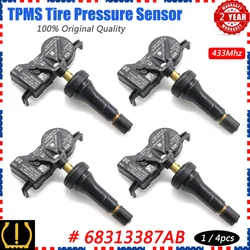 Xuan sensor de pressão dos pneus tpms embutidos, para pacichrysler fica 200, dodge durango, dart, jeep grand, cherokee, renegade fiat 433mhz