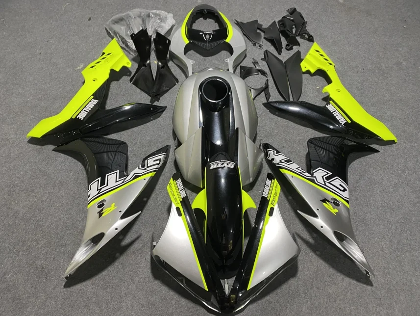 NEW ABS Fairings Kits Fit For YAMAHA YZFR1 04 05 06 2004 2005 2006 Bodywork Set Custom Black Grey Yellow