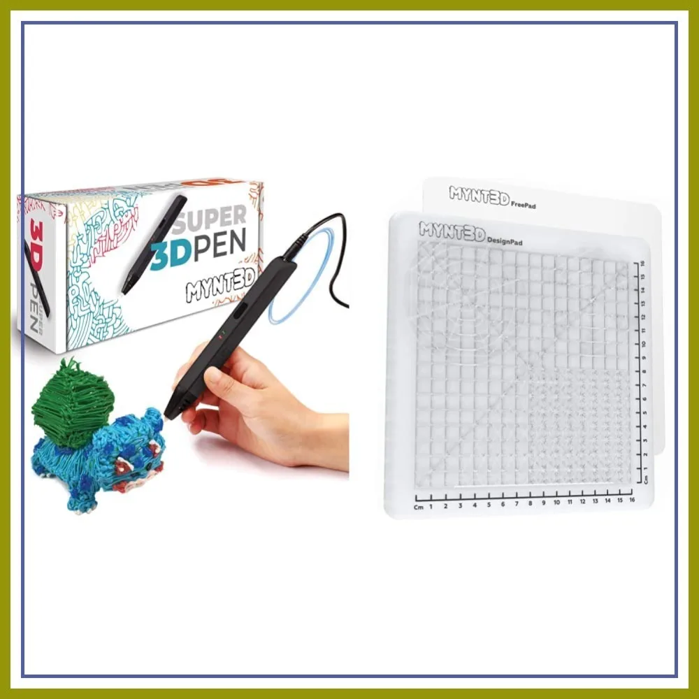 

3D Pen and Mat Kit – Draw in 3D Using ABS and PLA Filaments