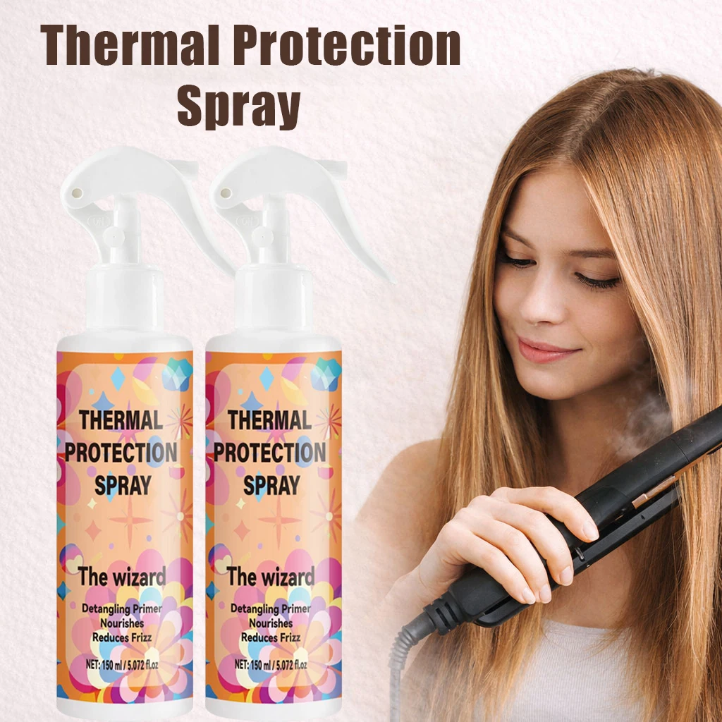Thermal Protection Spray for Hair Heat Protector Serum Protect Hair From UV Damaged Moisturizing Hair-care Conditioner for Women