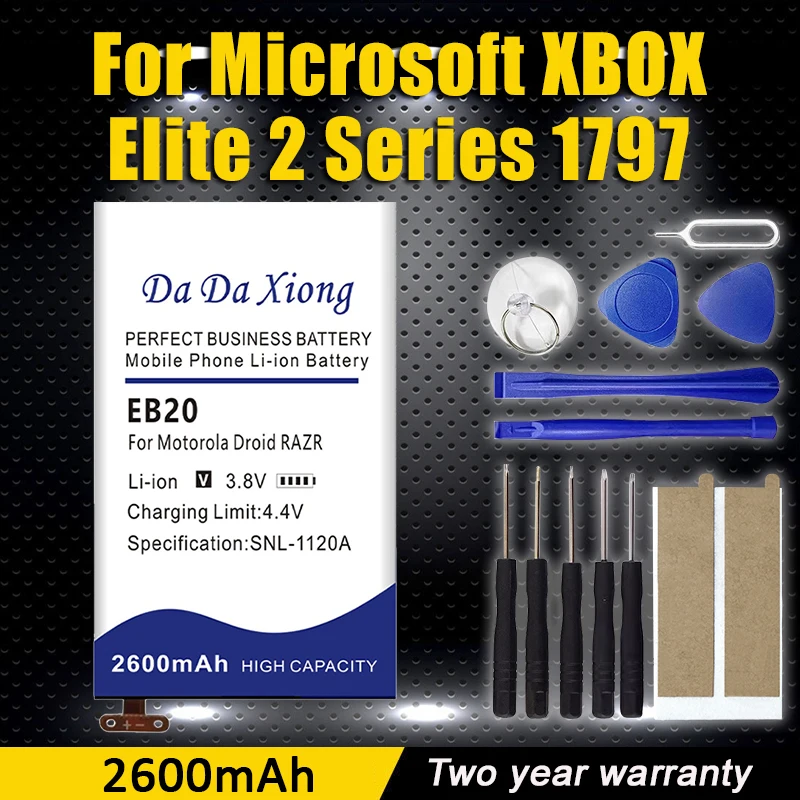 Batería EB20 de 2600mAh para Motorola Droid RAZR SNN5899A SNN5899 SNN5899B XT885 XT910 XT912 T5 Atrix HD MB886