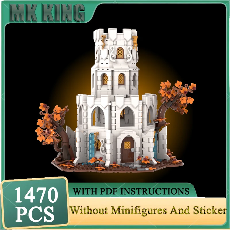 

Средневековый замок, модель Moc, строительные блоки, технология резиденции волшебника, кирпичи, рождественские игрушки для сборки «сделай сам», подарки для заключения