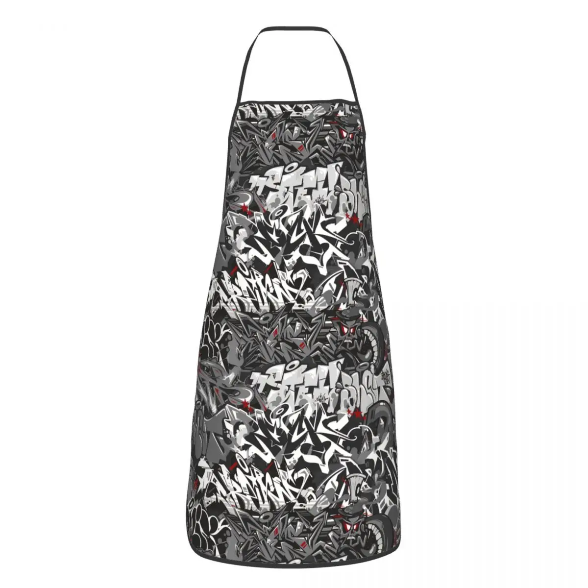 Funny Street Art Illustration Cooking Master Bib Aprons Kitchen Chef Graffiti Art Pattern Tablier Cuisine Baking Painting