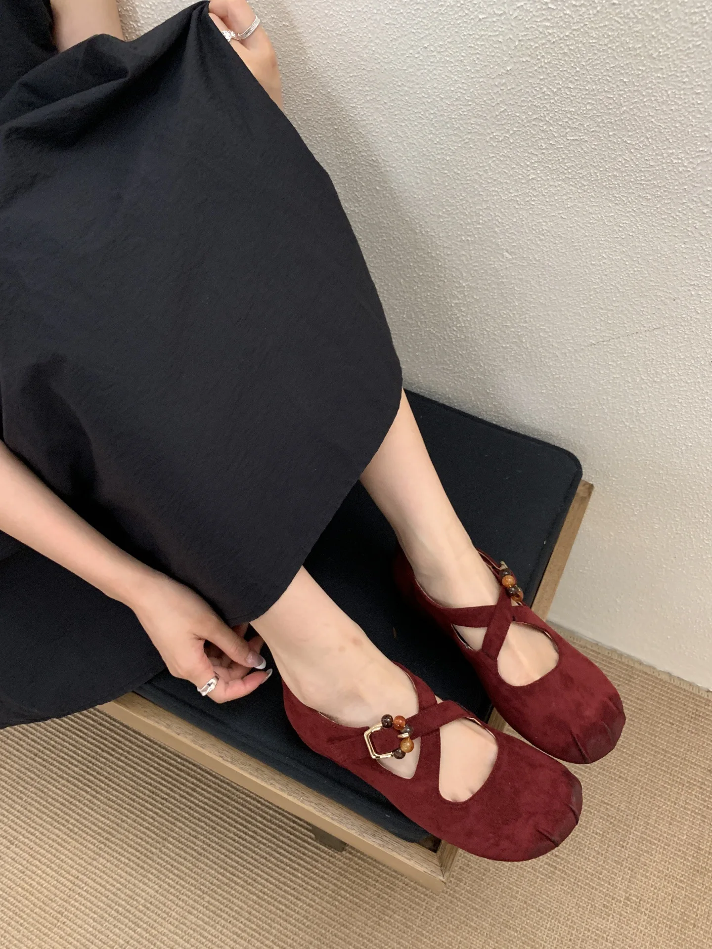 

Women Ballet Flats Ballerina Flat Shoes 2025 New Fashion Round Toe Mary Janes Shoes