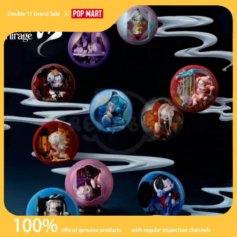 

Genuine Popmart Skullpanda Mansion Whispers Viewing Mid-Scene Series Figure Blind Box Gift Birthday Gifts For Girls Trendy Toys