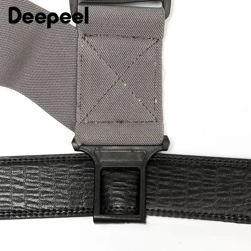 Men's 5cm Wide Adjustable Elastic Suspenders
