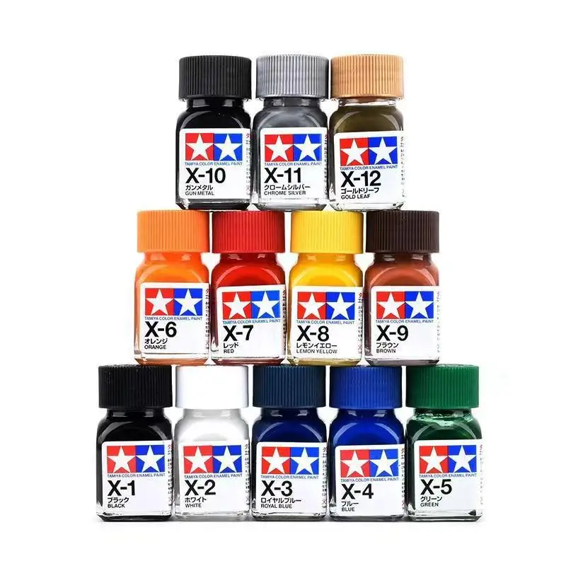 TAMIYA X1-X35 Water-based Fluorescent Panel Liner Paint 10ML for Model Building Fluorescent Ink Panel Line Accent Color