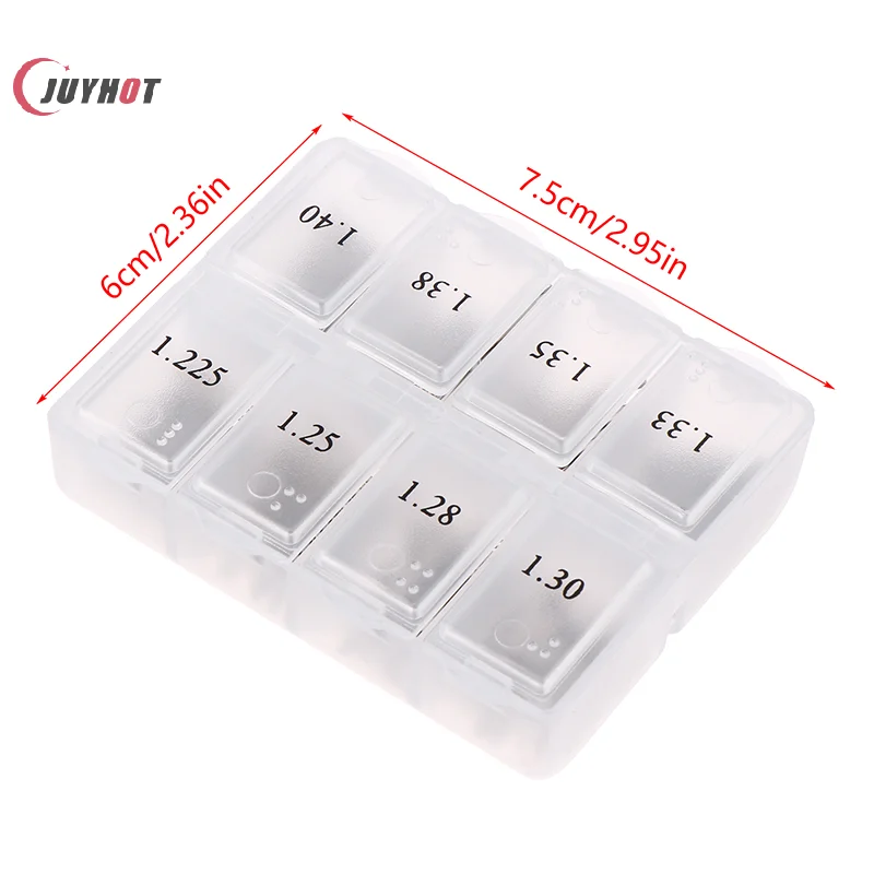 أجزاء البيانو ضبط صيانة آلة وصلة رمح الأظافر أداة إصلاح 1635C رمح مسمار Shenda إبرة صندوق تخزين من البلاستيك #6