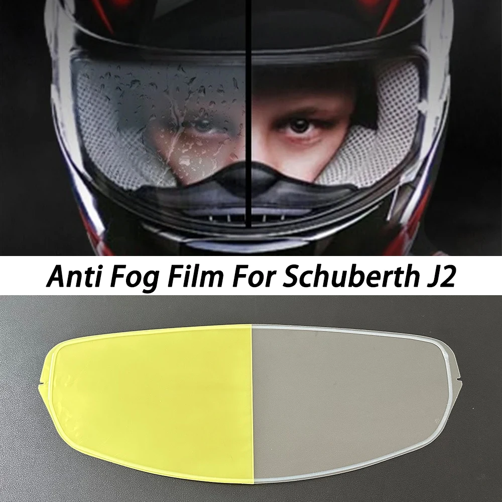 For Schuberth J2 Helmet Visor Anti-Fog Insert Clear Film