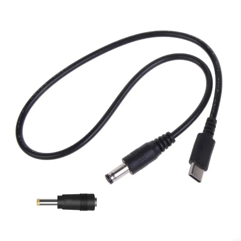 

USB C до 5,5x2,1 мм кабель питания мужского шнура для мужского разъема с 4017 адаптером для маршрутизаторов для ноутбуков 3A