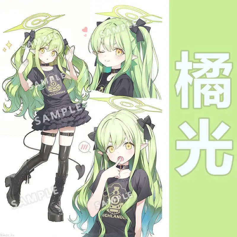 

Game Blue Archive Tachibana Hikari Cosplay Anime Acrylic Stand Figure Standing Ornaments Accessories Model Desktop Plate Stand