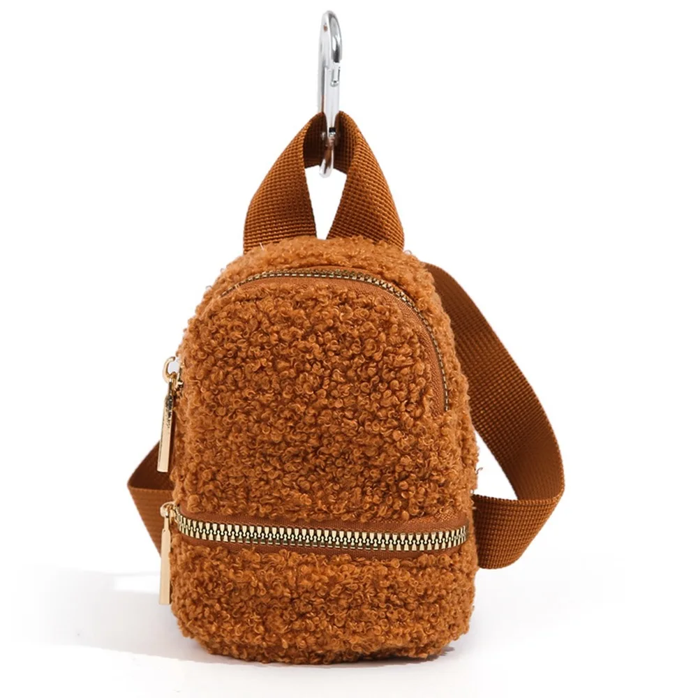 Fashion Pendant Coin Purse Keychain Lamb Cute Small Makeup Bag Jewelry Packing Bag Cartoon Earphone Bag Female/Girls