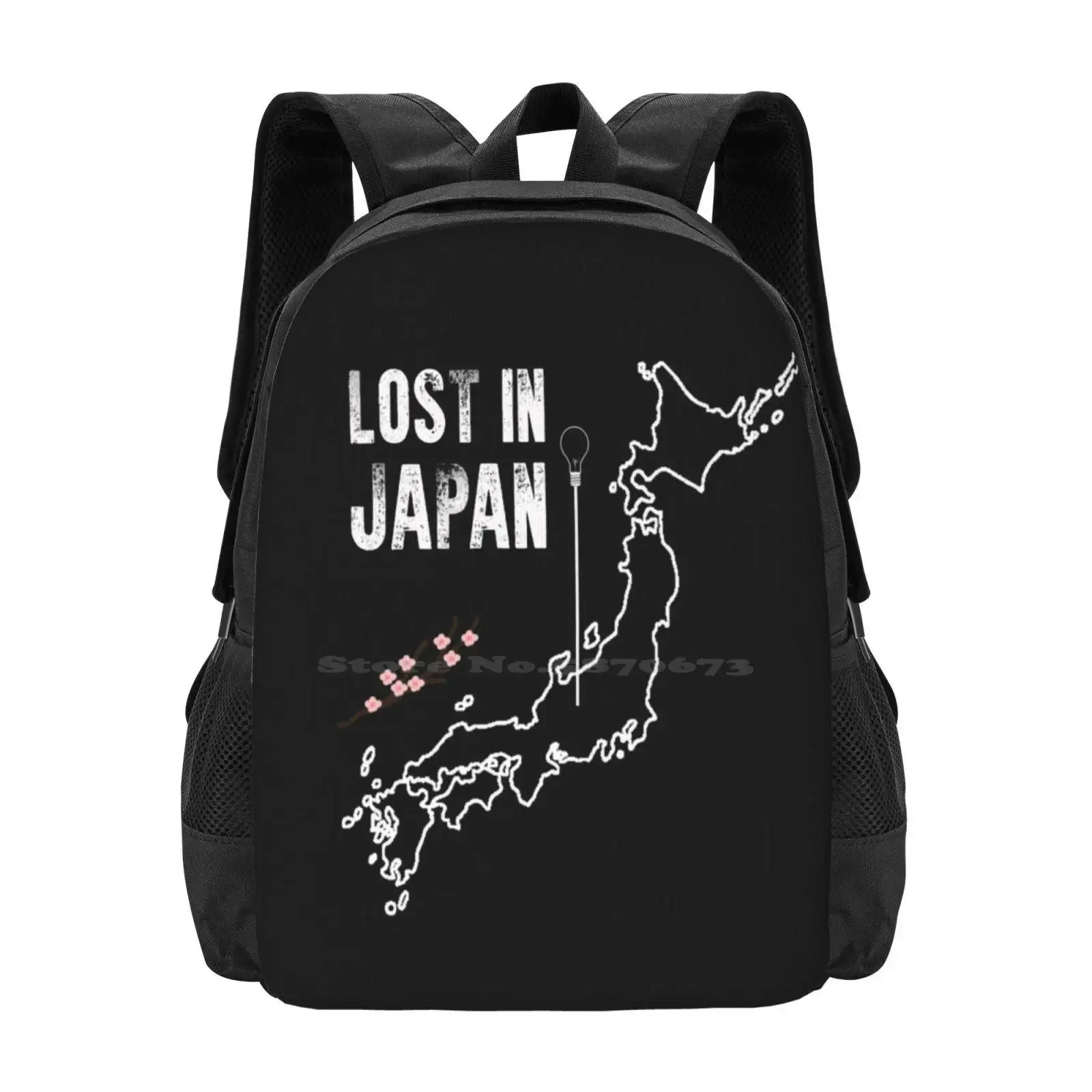 

Lost In Japan-White Hot Sale Backpack Fashion Bags Lost In Japan Shawn Mendes Illuminate Handwritten In My Blood