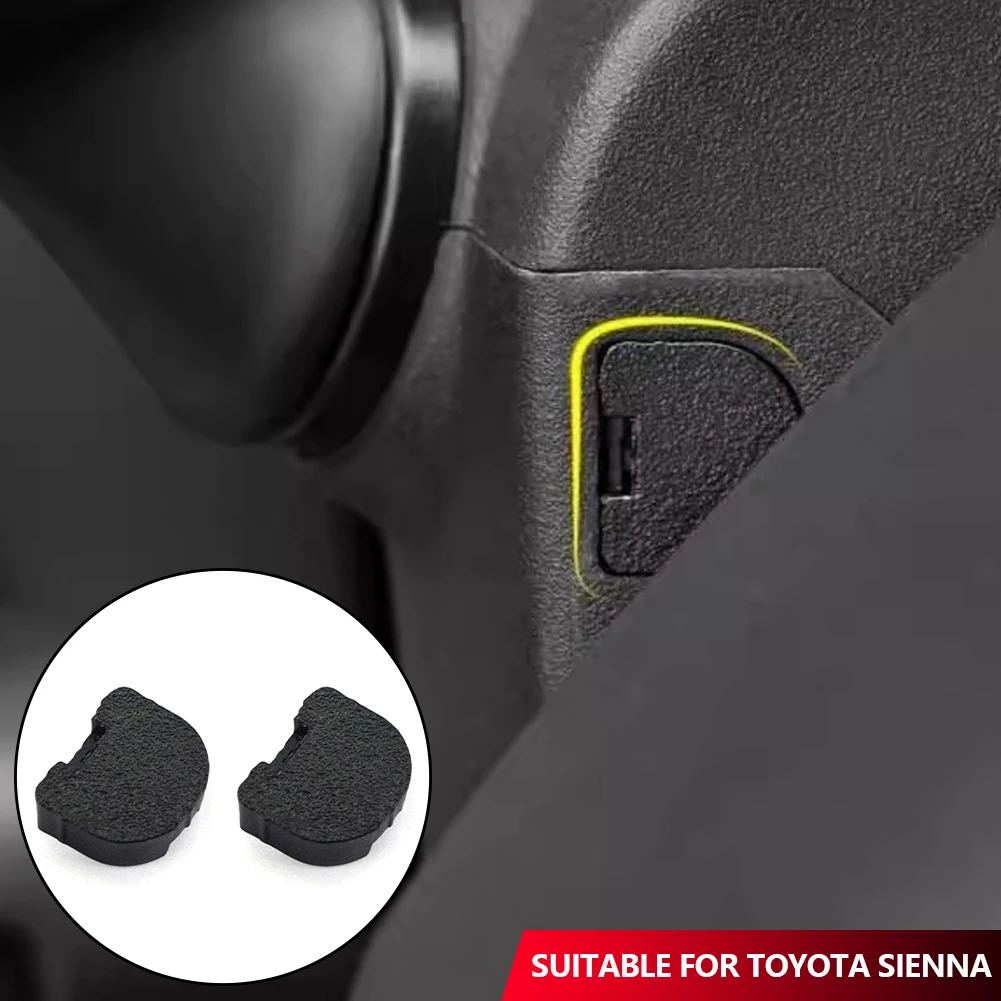 2Pcs For Toyota Sienna Highlander Corolla RAV4 Hide Screw Hole Dust Cap Car Interior Steering Wheel Screw Cover Accessories