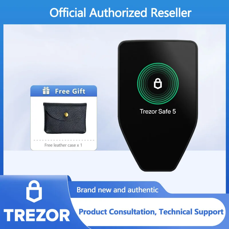 Trezor Safe5 Crypto Hardware Wallet Touchscreen Offline Cold Storage Security Open Source Official Reseller