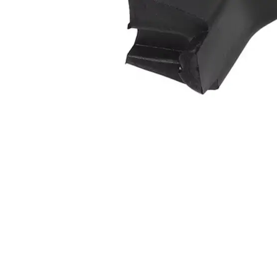 Front Bumper Weatherstrip Car Front Hood Seal For Rainy Weather Conditions Sleek Black Finish Easy Tool-free Install