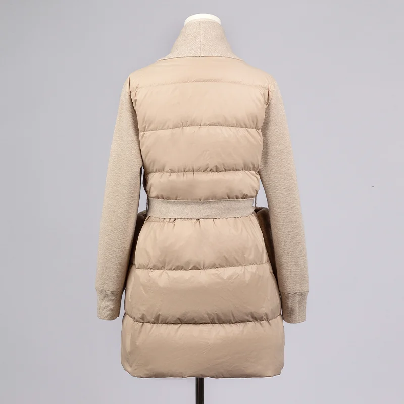 CA-59 Venta al por mayor 90% plumón de pato blanco chaqueta de plumón para mujer abrigos de plumas para invierno abrigos de plumas para mujer ropa