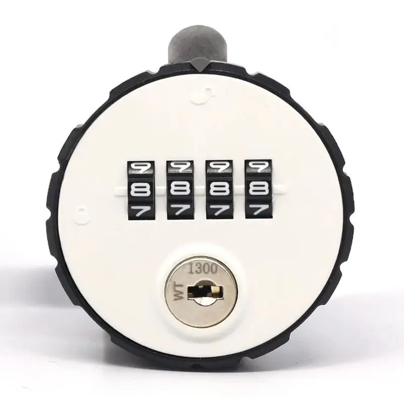 1 Set  Zinc Alloy Mechanical Password Lock With Key, Digital Wheel Code Lock, Office File Cabinet Locker Password Safe Locks