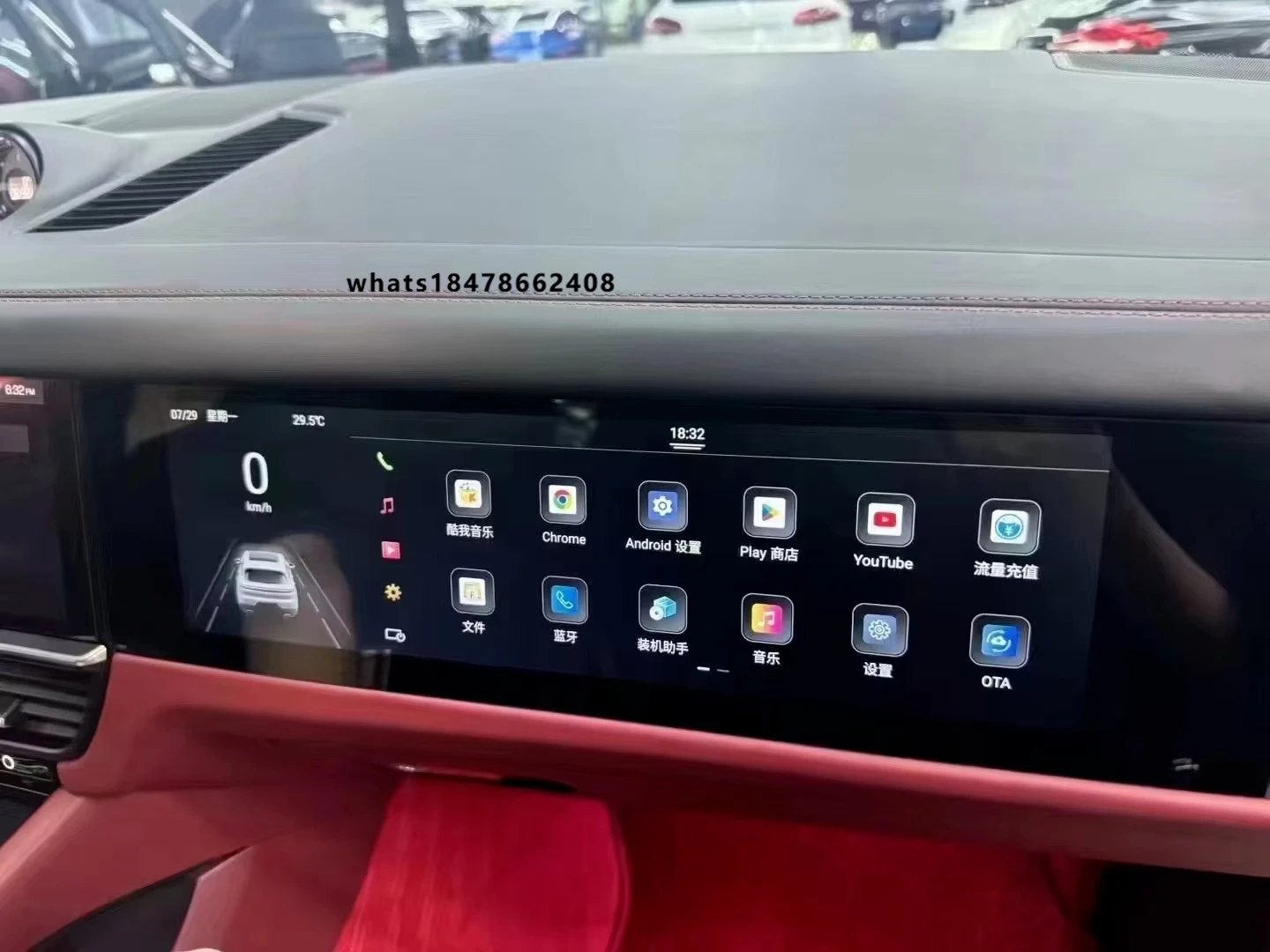 Novo Modelo de Painel de Plástico ABS e Couro PU para Acessórios de Carro 2011-2017