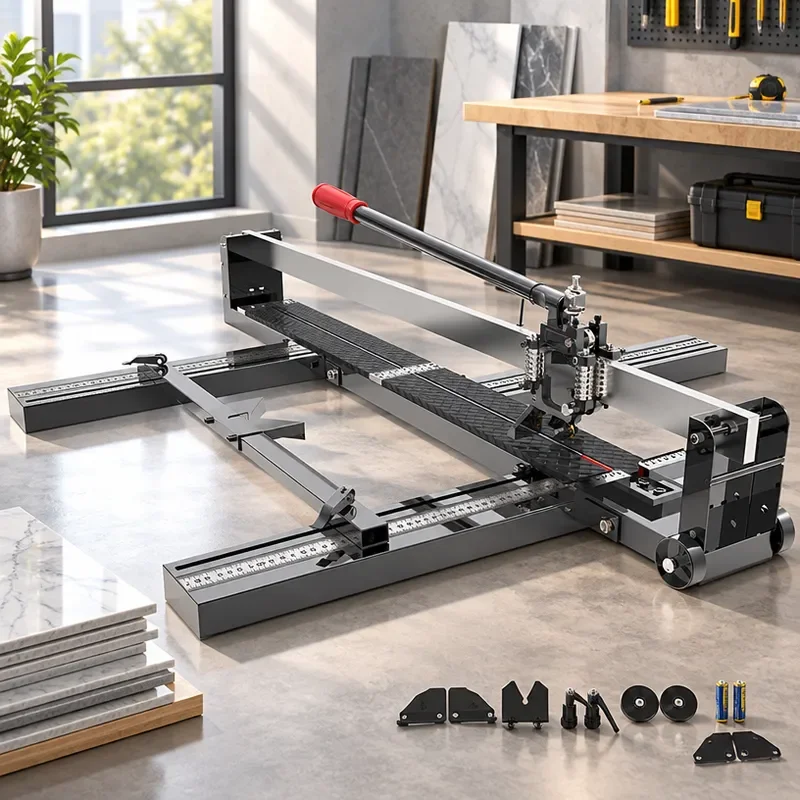 For Manual Tile Cutter High Precision Push Knife Hand Pull Paddle Laser Cutting Machine for Floor Tiles Bricks and Gold Leaf