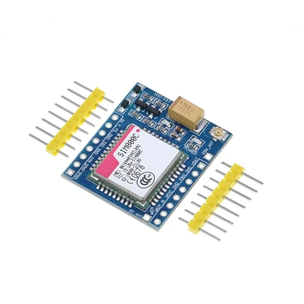 SIM800C GSM GPRS module 5V 3.3V TTL adaptation STM32 C51 program with Bluetooth and TTS