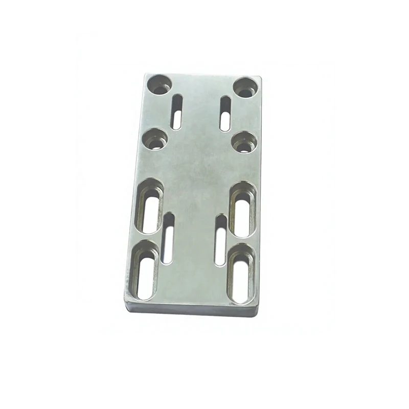 CNC Machining Custom Aluminum Alloy Adapter Mounting Plate Slotted Fixture Base Plate