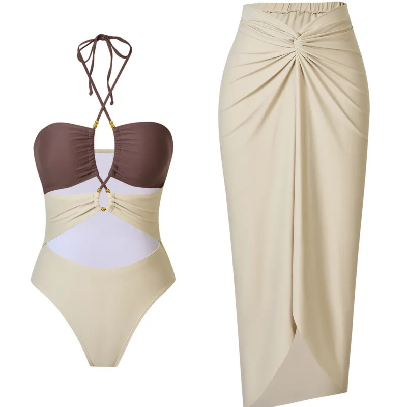 

Summer 2025 Sexy One Piece Swimsuits Closed Women's Swimwear Push Up For Swimming Wear Body Bathing Suits Beachwear Pool Bather