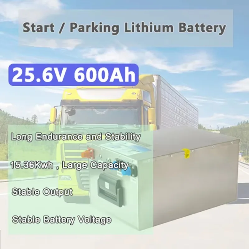 12 24 Volt Semi Truck Parking Air Conditioner Battery Power Electric DC System 300 600 Ah For Kenworth Peterbilt Freightliner