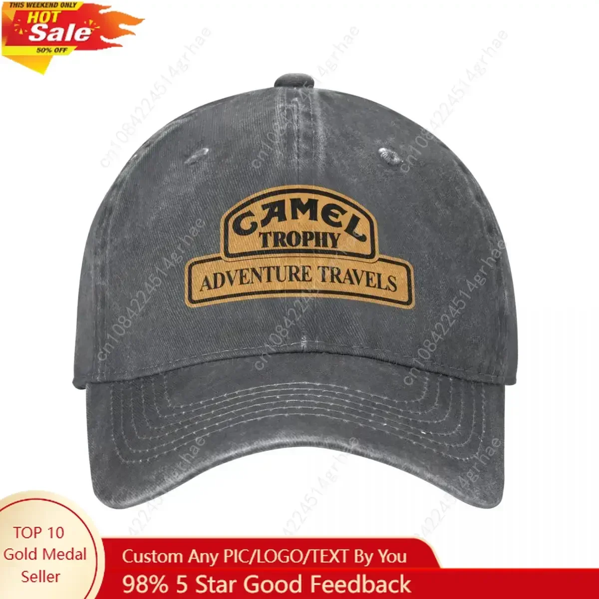 

Retro Camel Trophy Racing Baseball Cap Men Women Distressed Denim Snapback Hat Outdoor Summer Unstructured Soft Caps Hat