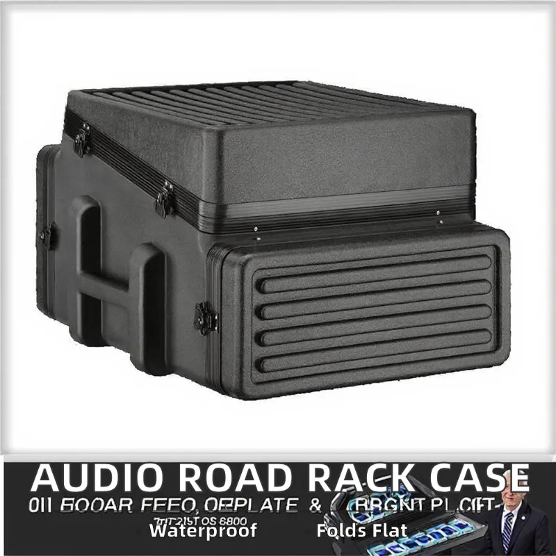 Customizable MG16 Cable Trunk Flight Case Plastic Road Rack Case with OEM & ODM Support Tour Case