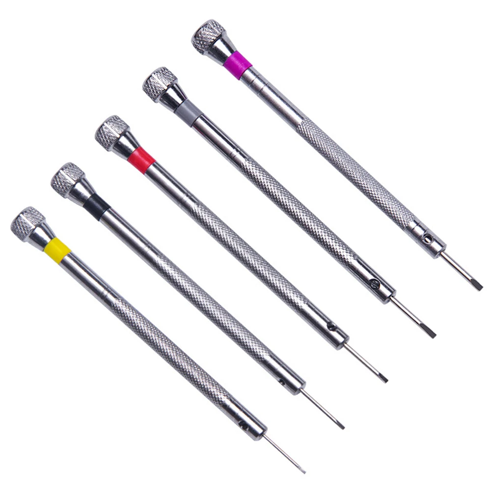 

5pcs Watch Screwdriver Kit Precision Mini Screwdrivers for Eyeglasses Sunglasses Repair Durable Portable Lightweight Hand Tools