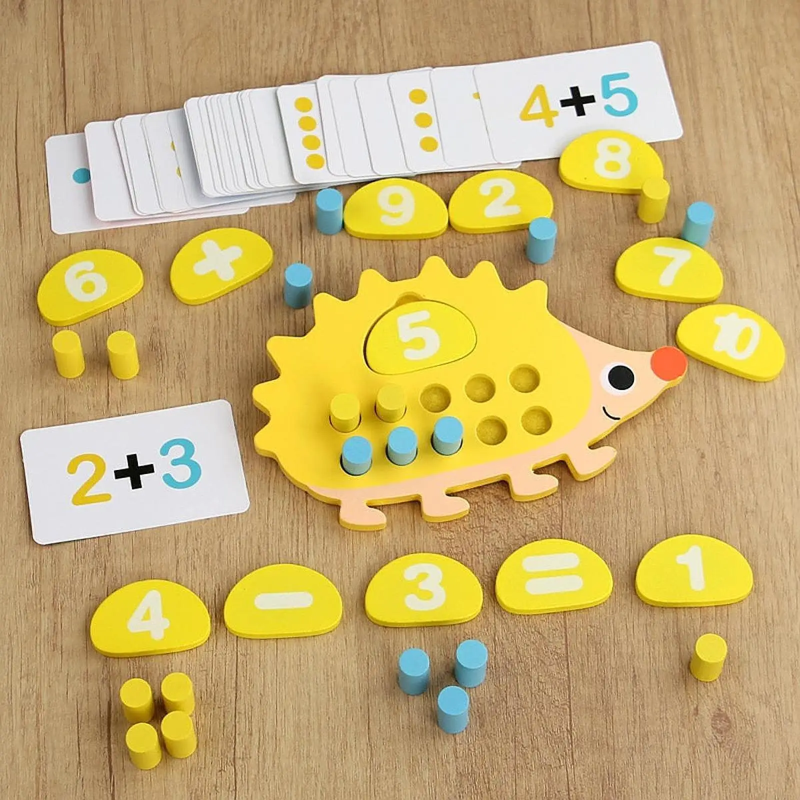 

Learning Math Toys with Number Block and Sticks Math Manipulatives Toy Counting Game for Preschool Child Kids Toddlers Classroom