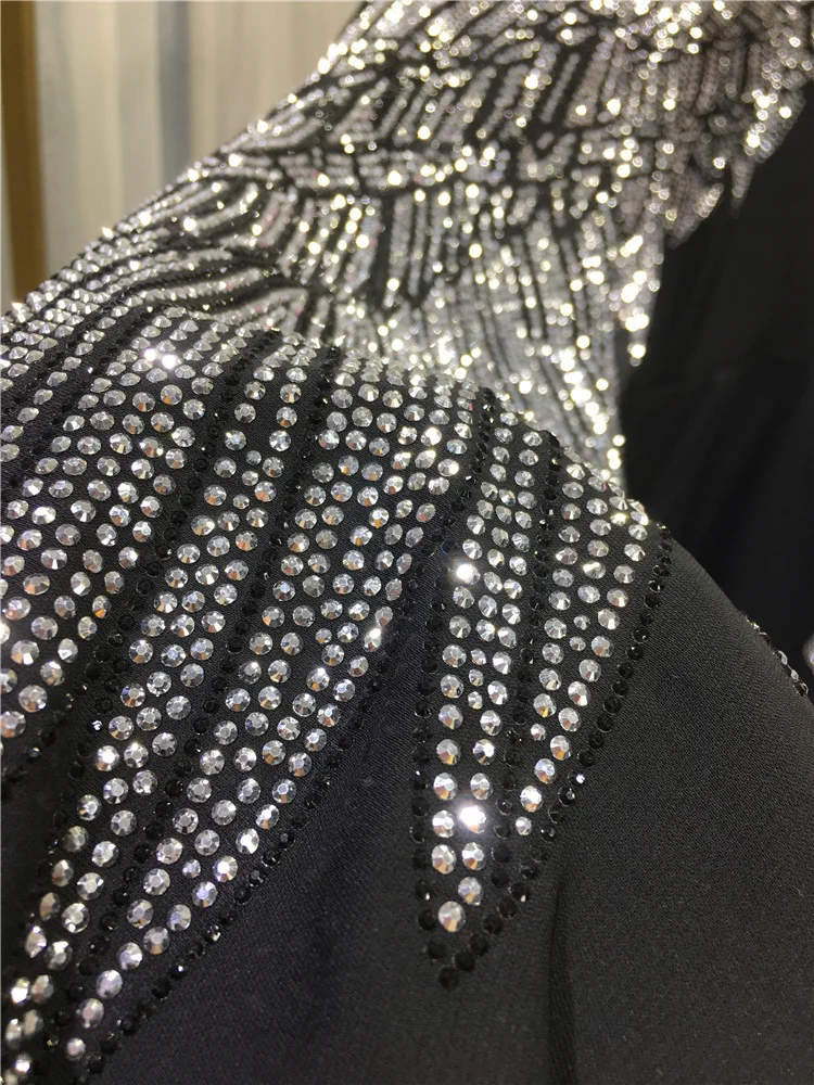 European Goods Heavy Industry Hot Diamond Shirt Women Luxury Big Wings Silky Loose Mid Length Cardigan Thin Shirt Sun Protection