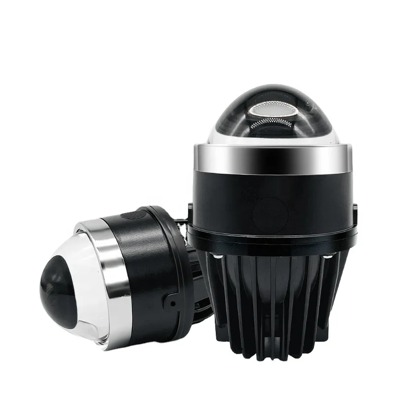3 Universal Driver Matrix Direct Headlight Fog Light with Light Emitting Diode White/Yellow Projector Lens 3 Color New Status