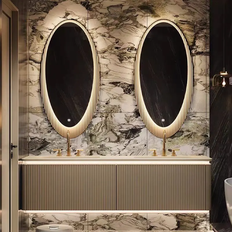 Undersink Wooden Bathroom Cabinet Light Luxury Accessories Stuff Bathroom Cabinet Shelf Drawer Meuble Salle De Bain Furniture