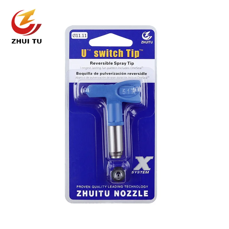 ZHUI TU Airless Spray Tip Nozzle 515/517/519/655 Etc Model Nozzle Sprayer Airbrush Tip For Titan/Wagner Airless Paint Spray Gun