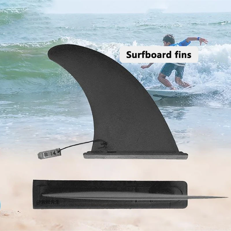 Surfboard Paddleboard Snap-On Tailfin Boat Sup Slide-In Large Fins Removable Splitter Rudder