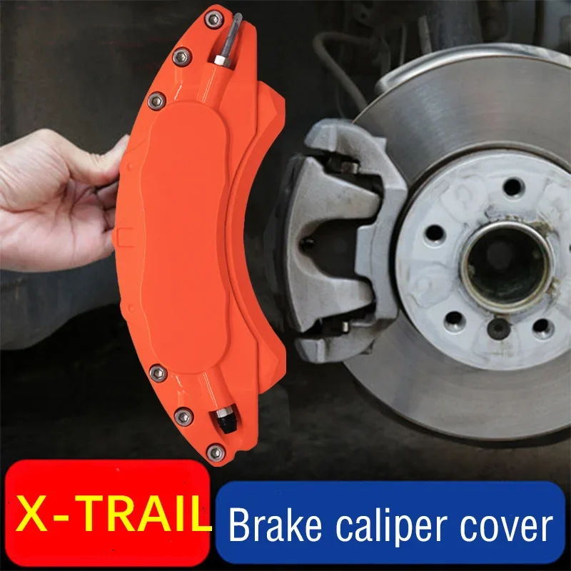 For Nissan X-TRAIL Car Brake Caliper Cover Aluminum Metal Fit 2.0L CVT 2WD XL ITS Premium 3rows 2021