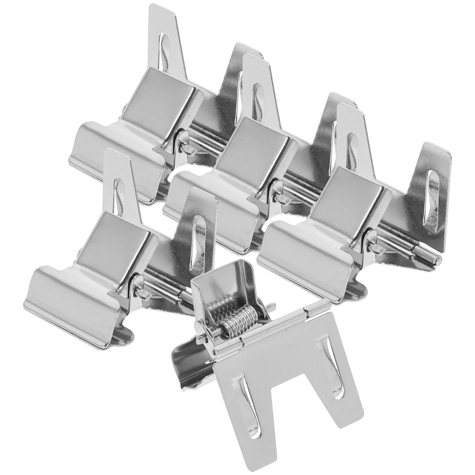 5 Pcs Price Tag Clip Metal Label Clamps Holder Clips for Supermarket Coat Hanger Sign