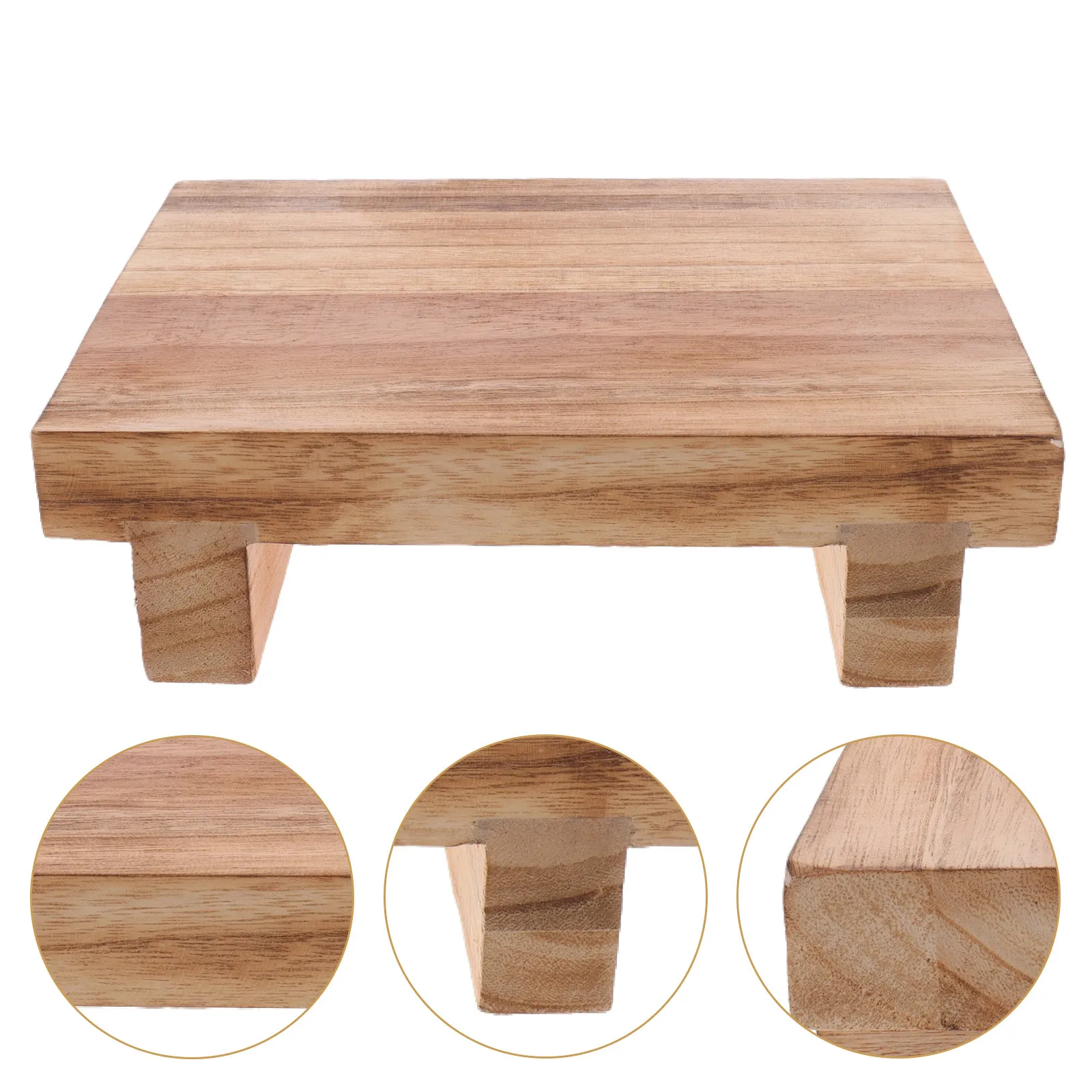 

Wood Footstool for Elderly Small Step Stool Ergonomic Foot Rest for Office Home Living Room Footstools Foot Rest
