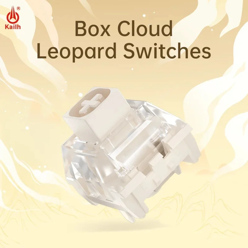 1/3/5Pcs Kailh BOX Cloud Leopard Mechanical Keyboard Switches Waterproof ans Dustproof Keyboard Switch 5pins Clicky