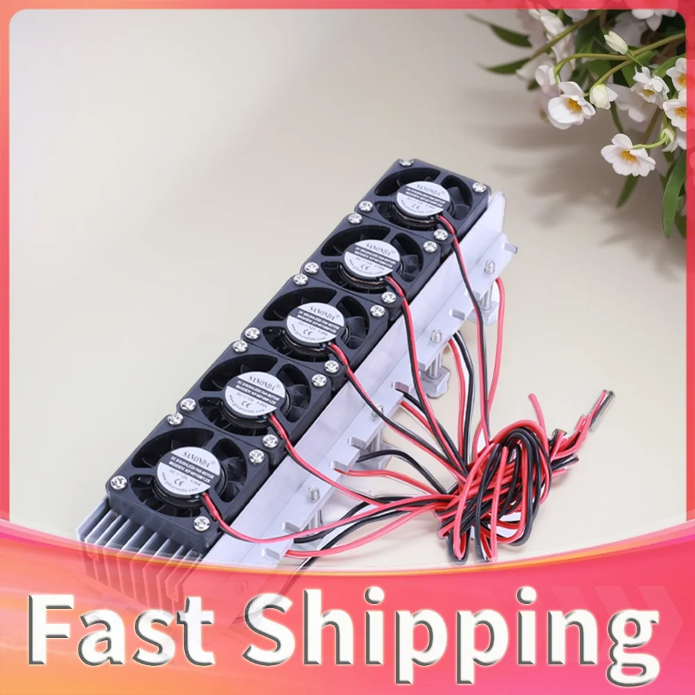 360W 30A DC 12V Peltier Cooler Semiconductor Refrigeration Cooling System Semiconductor Air Conditioner Cooling System DIY Kit