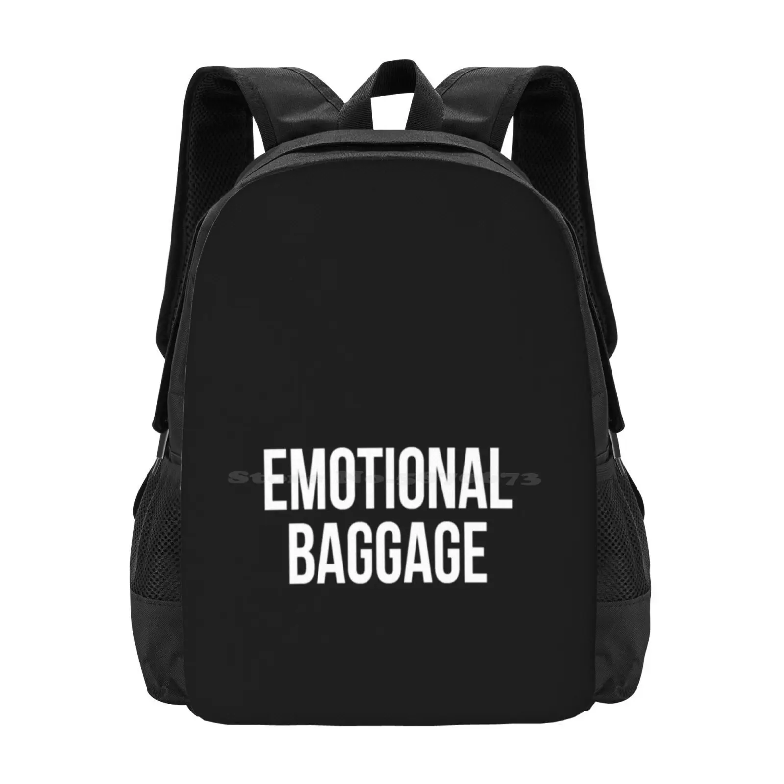 Emotional Baggage V2 Hot Sale Schoolbag Backpack Fashion Bags Emotional Baggage Puns Funny