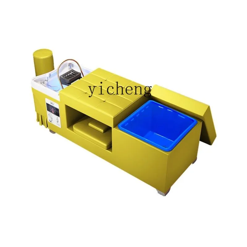 

XL water storage type free connection up and down water head treatment t shampoo bed beauty salon special water circulation