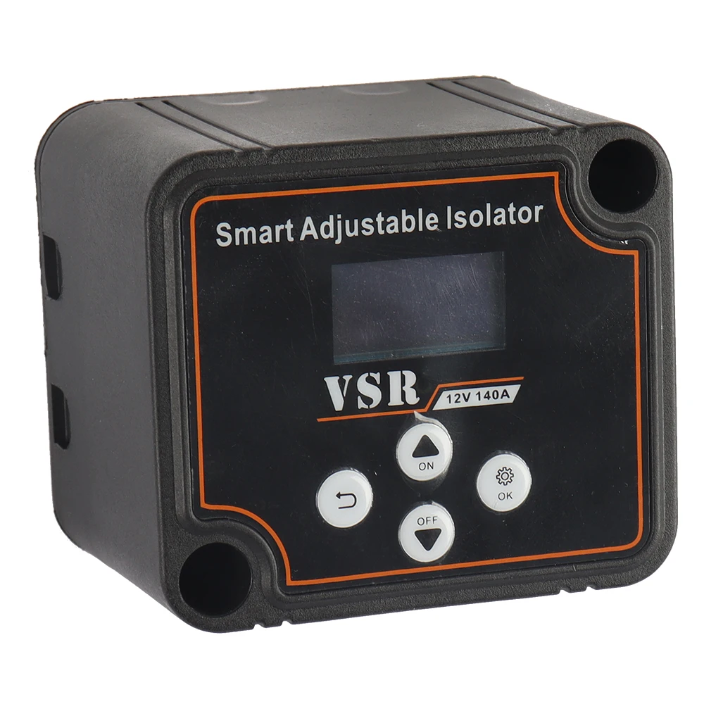 

12V 140A Dual Battery Smart Isolator ,Display VSR Car Relay Voltage Setting Voltage Sensitive Relay For Camper Car RV