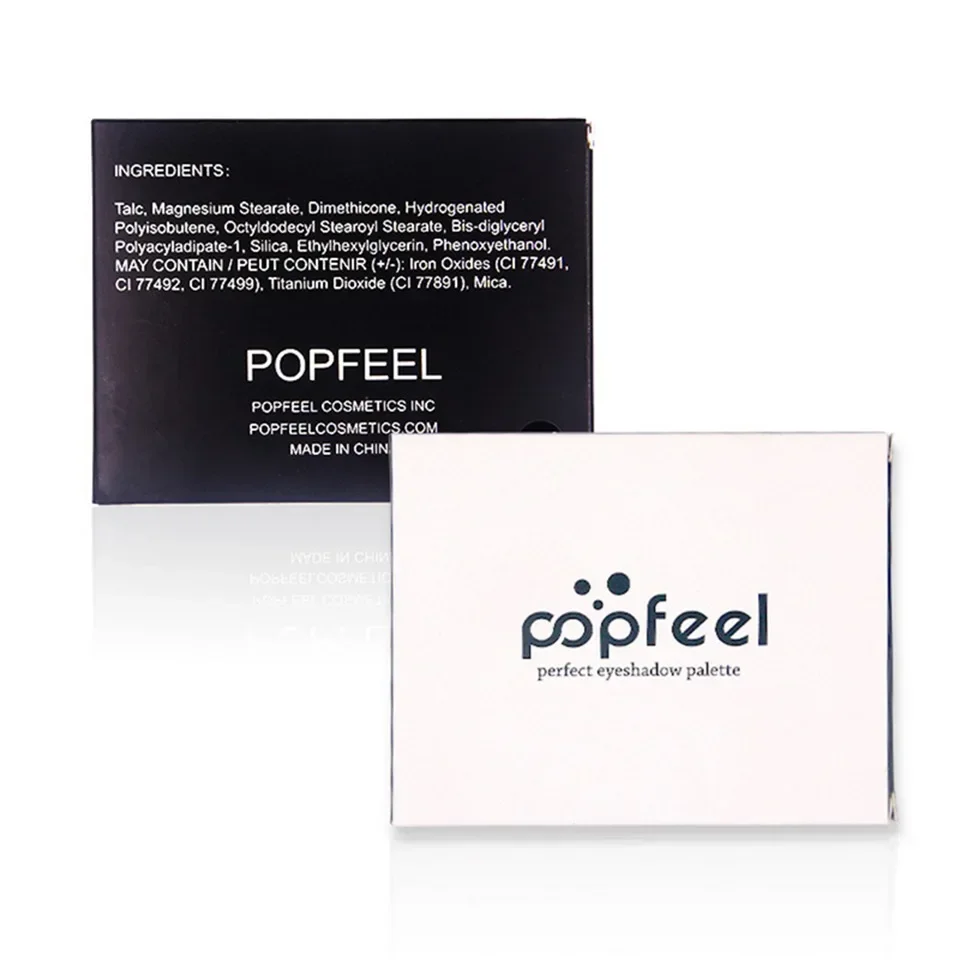 Best-Selling Popfeel 15 Colors Mini Matte Glitter Eye Shadow Palette Make Up Minerals Pigments Shimmer Powder Eyeshadow Pallete