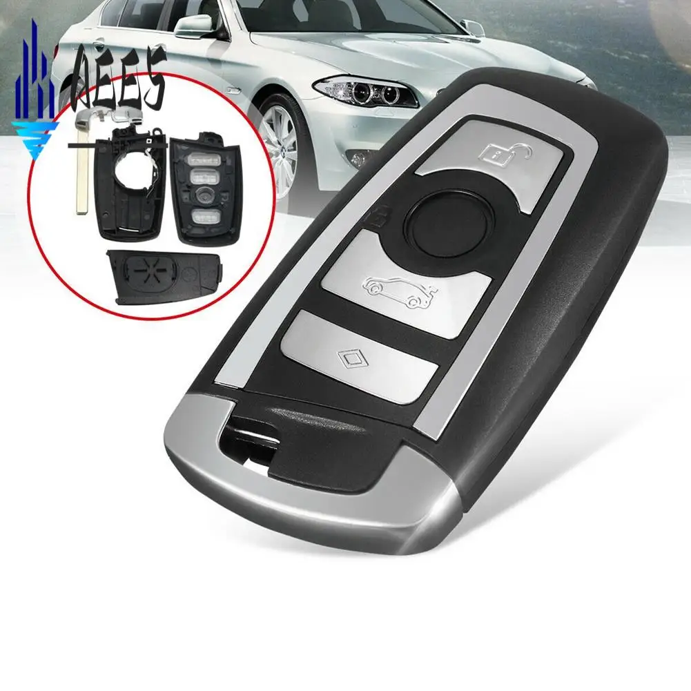 

AEE5-Car Smart Remote Key Fob Case Blade For Bmw F10 F20 F30 F40 1 3 5 Series 4Button
